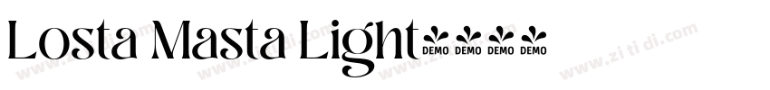 Losta Masta Light字体转换